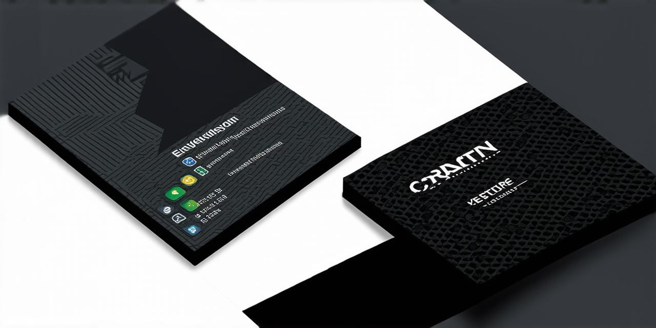 Designing a Professional Business Card for Web Developers