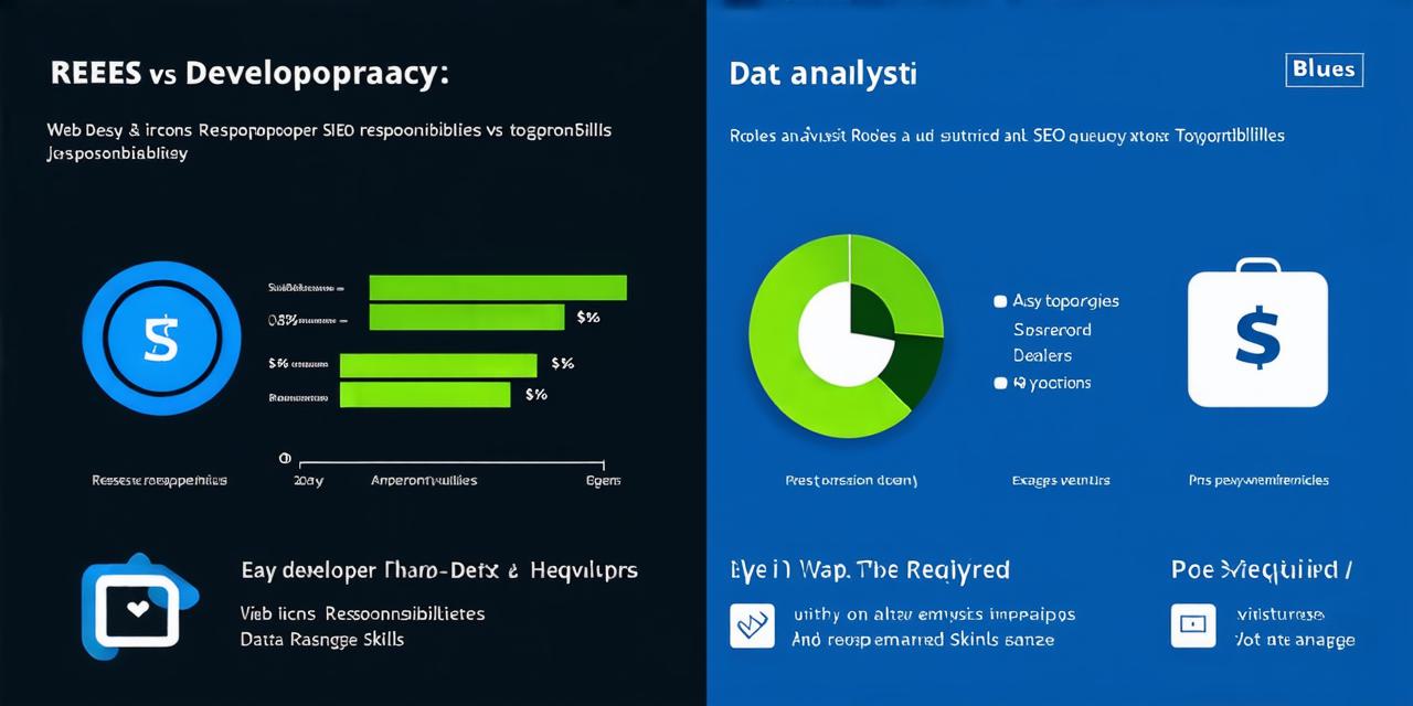 Difference between web developer and data analyst